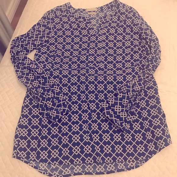 Van Heusen Royal Blue Tunic - Picture 1 of 2